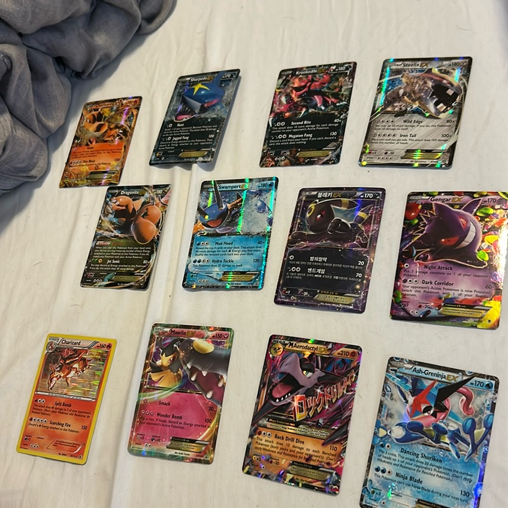 12 cards all in good condition